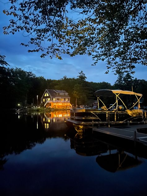 Nature, Rainy Lake House Aesthetic, Lake House Minnesota, Fancy Lake House, Cottage Near Lake, Minnesota Lake Homes, New England Summer House, Lake House Aesthetic Exterior, Lake House Michigan