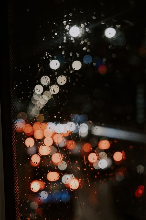 bokeh photography of city lights Natal, Bokeh City Lights, Rainy Night Street, Abstraction Photography, Bokeh Images, Photo Bokeh, Bokeh Wallpaper, Beautiful Rain, Illustration Reference