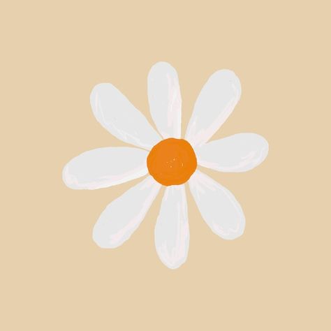 Vector lindo del elemento de la flor de ... | Free Vector #Freepik #freevector #margaritas-dibujo #margarita #flores-margaritas #margaritas-blancas Daisy Flower Drawing, Cute Flower Drawing, Daisy Drawing, Watercolor Flower Illustration, Karakter Sanrio, Flower Icons, Daisy Painting, Floral Pattern Vector, Cartoon Flowers