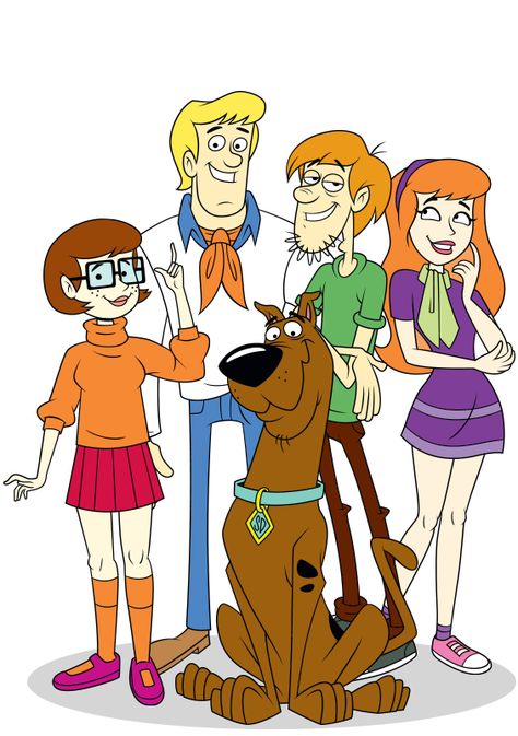 The new version of Scooby-Doo, "Be Cool, Scooby-Doo!" Be Cool Scooby Doo, Scooby Doo Coloring Pages, Shaggy And Velma, Shaggy Scooby Doo, Scooby Doo Pictures, Scooby Gang, Scooby Doo Images, New Scooby Doo, Velma Dinkley