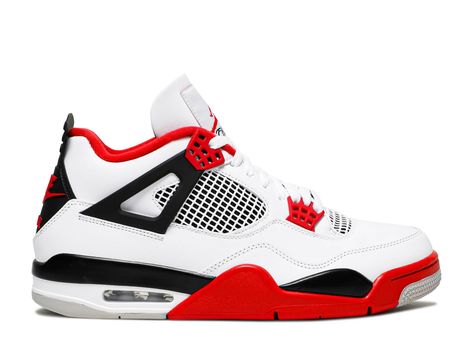 High Top Air Jordan Sneakers | Flight Club Jordan 4 Retro Fire Red, Jordan 4 Fire Red, Jordan 4’s, Paterson Nj, New Nike Air Force, Jordan 4s, Jordan Model, Jordan Shoes Retro, Flight Club