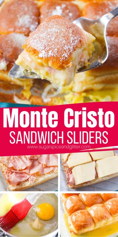 Grilled Cheeses, Bayou Party, Sandwich Sliders, French Toast Sandwich, Best Sandwich Recipes, Monte Cristo Sandwich, Slider Sandwiches, Panini Recipes, Main Entrees