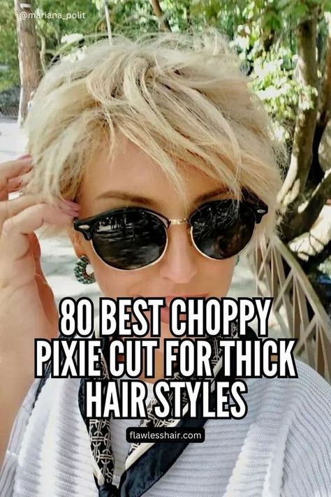 Are you in a search of inspiration for your new hairstyle? Look no further than these choppy pixie cut for thick hair ideas. These styles are specially designed for your hair texture and if you read one, you'll understand why. Pixie Cut For Thick Hair, Transition Hairstyles, Kort Pixie, Choppy Pixie, Thick Hair Pixie, Cute Pixie Haircuts, Messy Pixie Haircut, Choppy Pixie Cut, Short Textured Hair