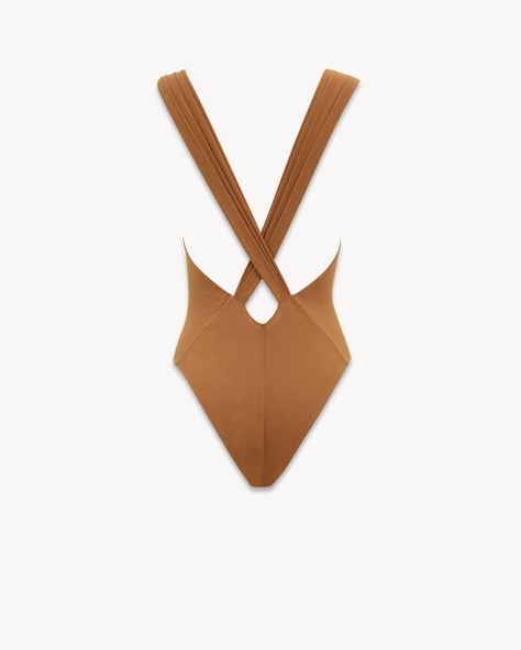 Cross-back bodysuit in silk muslin | Saint Laurent | YSL.com Fall Handbags, Belt Jewelry, Crossbody Bags For Travel, Card Case Wallet, Boot Pumps, Wallet Pouch, Loafer Mules, Boots And Sneakers, Handbag Shoes