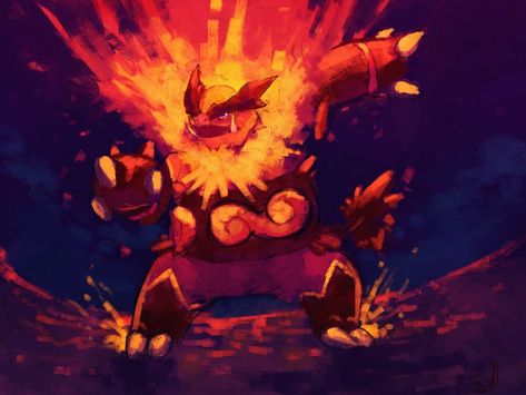 Pokemon Emboar, Emboar Pokemon, Pokemon Universe, Pokemon Special, Pokemon Stuff, Cool Pokemon, Catch Em All, Pokemon Pictures, Pocket Monsters