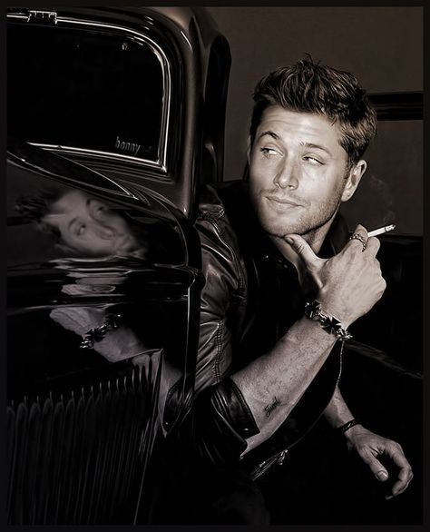 "Car" by pompei77 on deviantART Dean Winchester Supernatural, Tessa Bailey, Supernatural Comic, Benedict Sherlock, Jensen Ackels, Supernatural Fan Art, Supernatural Wallpaper, Jensen Ackles Supernatural, Supernatural Jensen