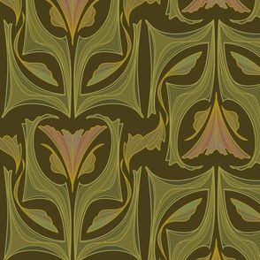 Arts and Crafts 1 green | Spoonflower William Morris, Crafts Wallpaper, Art And Craft Flowers, Arts And Crafts Wallpaper, Owl Fabric, Boho Art, Decor Items, Fabric Art, Flower Crafts