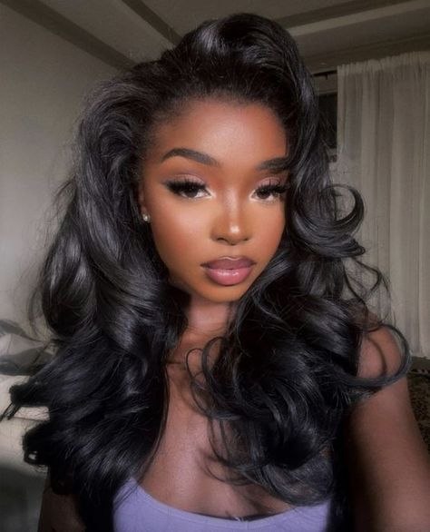 Flip Over Method Wig, Curls For Long Hair Black Women, Wig Density Chart, 70s Curls Black Women, Black Woman Birthday Hairstyles, Blonde Wand Curls Black Women, Updos Black Hairstyles, Poney Tale Hairstyle For Black Women, Vintage Hair Black Women