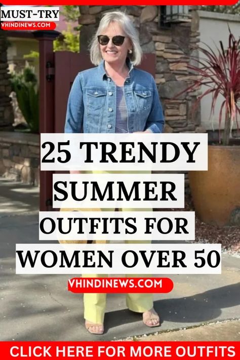 40 Best Trendy and Stylish Summer Outfits for Women Over 50 Explore Summer Fits 56 Summer Fashion For 50 Year Old Women, Cool Summer Outfits Women Over 40, Spring Outfits Women Over 40 Over 50 Casual Summer Dresses, Short Outfits For Women Over 40, Summer Outfits For Women Over 50 Casual, Summer Looks For Women Over 50, Women’s Summer Outfits Over 40, Women Over 50 Summer Fashion, Summer Clothes For Women Over 40 Over 50