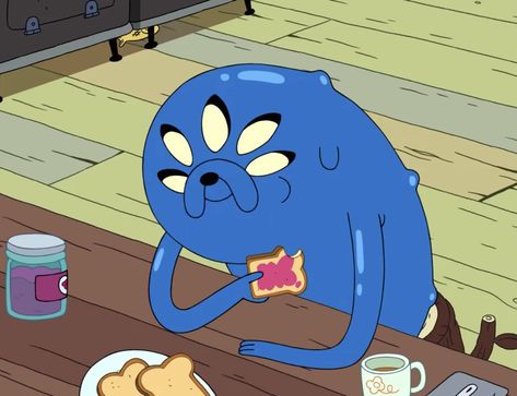 adventure time Blue Jake Adventure Time, Adventure Time Skull Butterfly, Adventure Time Dnd, Adventure Time Pictures, Adventure Time Jake, Jake Adventure Time, Aventure Time, Adventure Time Tattoo, Bacon Pancakes