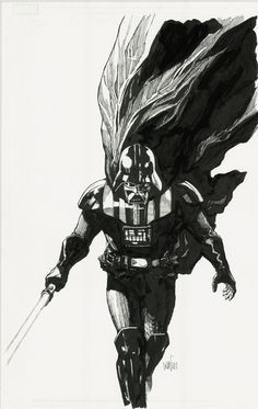 Star Wars: Darth Vader Annual #1 Cover by Leinil Yu Comic Art Darth Vader Reference, Darth Vader Art Drawings, Darth Vader Comic Art, Darth Vader Tattoo Ideas, Darth Vader Dibujo, Star Wars Comic Art, Darth Vader Fan Art, Darth Vader Tattoo Design, Star Wars Drawing