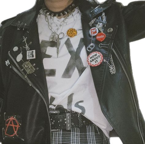 80s Uk Fashion, Leather Jacket Punk Outfit, 90 Rock Aesthetic, Punk Clothing Style, 90s Punk Aesthetic Men, Real Punk Outfits, Male Punk Aesthetic, Punk Clothes Aesthetic, Punk Aesthetic Men