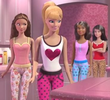 Barbie Life In The Dream House Outfits, Barbie Friend Group, Barbie Characters Outfits, Group Of 4 Cartoon Characters, Group Of 4 Cartoon, Barbie Life In The Dreamhouse Outfits, Raquelle Barbie Outfits, Barbie And Her Friends, 2000s Girl