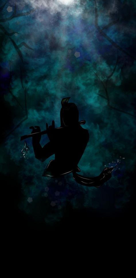 Krishna Black Wallpaper, Krishna Black, Ram Hanuman, Radhe Krishna Wallpapers, Pictures Of Shiva, God Artwork, Shree Krishna Wallpapers, Peace Illustration, Little Krishna