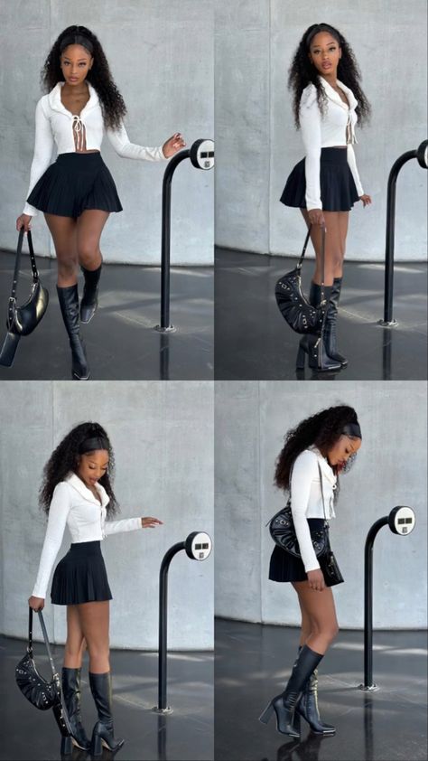 Skirt Outfit 2023, Fall Mini Skirt Outfit, Fall Mini Skirt, Minimalist Outfits, Vetements Clothing, Fasion Outfits, Effortlessly Chic Outfits, Miniskirt Outfits, Classy Casual Outfits