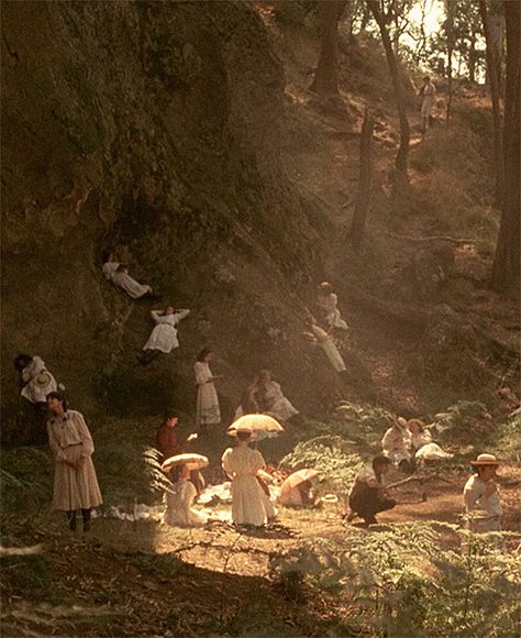 Picnic At Hanging Rock 1975, Peter Weir, Movie Design, Picnic At Hanging Rock, Hanging Rock, Theme Nature, Princess Aesthetic, Foto Art, Arte Popular