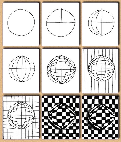 OP ART – Menlo Park Art Optical Illusions For Kids, Optical Illusions Drawings, Illusion Kunst, Op Art Lessons, Optical Illusion Drawing, Christmas Art Projects, Illusion Drawings, Art Optical, Art Worksheets