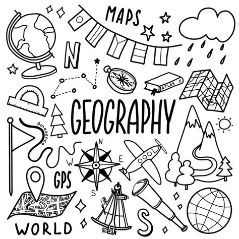 Geography Cover Page Ideas, Aesthetic Geography, Subject Design, Back To School Background, Study Science, Book Cover Page Design, Creative Book Cover Designs, Geography Project, Project Cover Page