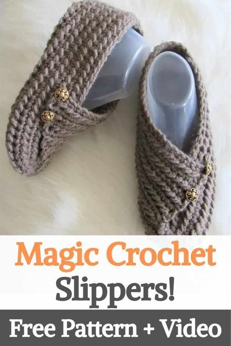 Fold Over Crochet Slippers, Crochet Folded Slippers Free Pattern, Crocheted Slippers Free Pattern, Easy Crochet Slippers Free Pattern, Free Crochet Slipper Patterns, Free Crochet Slippers, Crochet Slippers Adult Free Pattern, Diy Crochet Slippers, Crochet Mittens Free Pattern