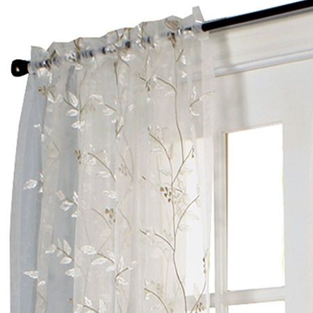 Sheer Shower Curtains, Sheer Swag Curtains Scarfs, Curtains Long Windows, Romantic Bedroom Curtains, Off White Curtains Living Room, Beautiful Curtains Living Room, Elegant Curtains Living Room Classy, Sheer Curtains Living Room, Blue And White Dining Room