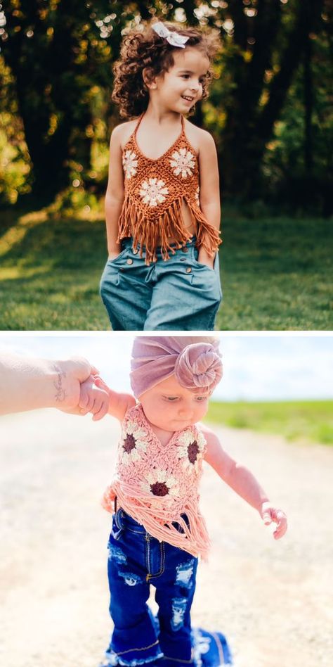 Amigurumi Patterns, Mommy And Me Crochet Patterns Free, Toddler Girl Crochet Patterns, Crochet Toddler Shirt, Mommy And Me Crochet Patterns, Crochet Toddler Clothes Free Pattern, Kid Crochet Patterns, Kids Crochet Top, Crochet Girls Top