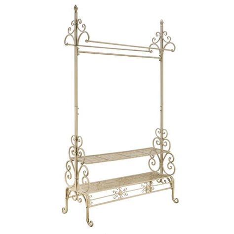 Wayfair | Clothes Racks & Garment Wardrobes How To Store Scarves, Clothing Rack Bedroom, Standing Closet, Metal Clothes Rack, Hanging Clothes Racks, Garment Rack, Clothes Rail, Antique Chandelier, Hanger Rack