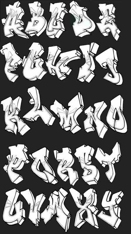 Classic 3D block Graffiti Letters Styles, Graffiti Alphabet Fonts, Graffiti Alphabet Wildstyle, Alphabet Graffiti, Graffiti Alphabet Styles, Alfabet Font, Graffiti Lettering Alphabet, Graffiti Art Letters, Graffiti Wildstyle