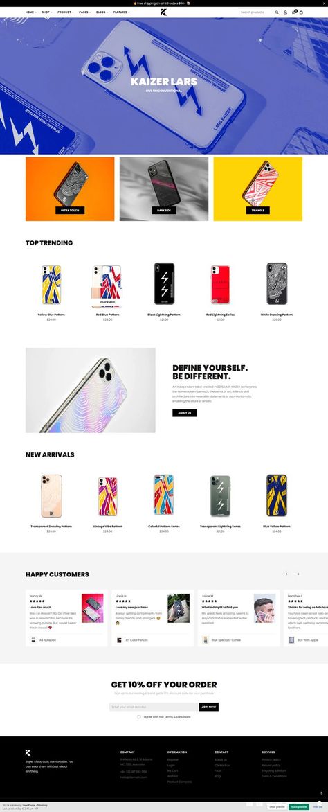 Phone Case Selling Shopify Theme Ecommerce Website to Sell Mobile Phone Cases Phone Case Website Design, Phone Website Design, Phone Case Websites, Theme For Phone, Mobile Case Design, Phone Case Store, Best Shopify Themes, Accessories Website, Shopify Apps