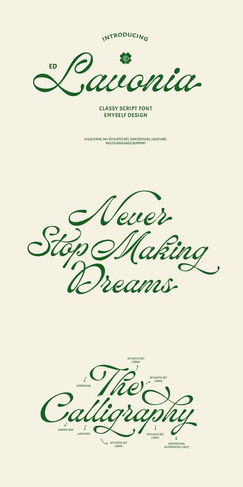 Parisian Fonts Typography, Fairytale Typography, Ethereal Font, Classical Typography, Royal Branding, 1960s Font, Botanical Graphic Design, Dreamy Font, D Font