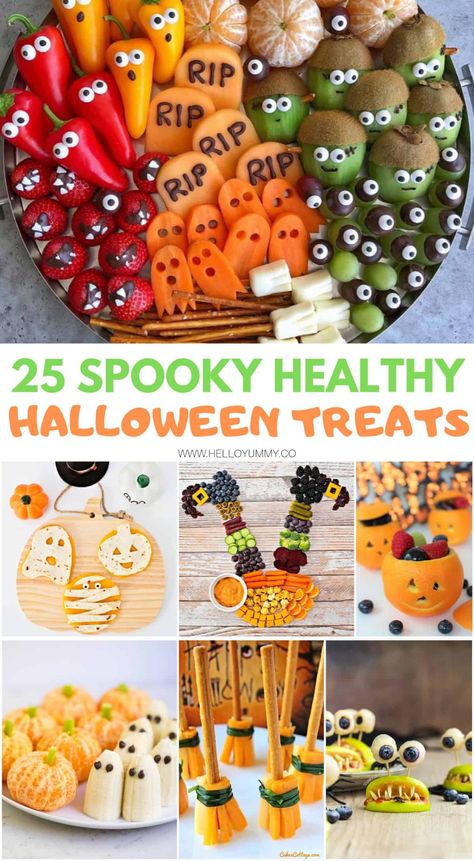 Halloween Foods, Halloween Fruit Snacks, Easy Halloween Snacks, Halloween Snacks For Kids, Halloween Lunch, Halloween Fruit, Treats For Kids, Healthy Halloween Treats, Halloween Fest