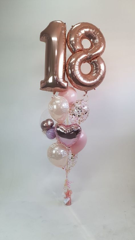 18th Birthday Decorations Simple, Birthday Decorations Simple, Happy 18th Birthday Quotes, Simple Balloon Decoration, Happy Birthday 18th, 18th Birthday Decorations, Anniversaire Diy, Simple Birthday Decorations, Birthday Wishes Flowers