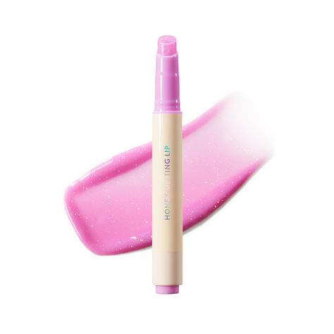 Glides like melted honey 🍯 Our Honey Melting Lip will envelop your lips in a luxurious cocoon of texture, providing ultimate hydration and an extremely soft finish. Its chewy and bouncy texture glides seamlessly onto lips, like a rich honey syrup coating the surface. The high-shine gloss creates an unmistakable finish that will leave you feeling as though you’ve stepped right into the spotlight. Our must-have product has already gone viral in Korea and sold out soon after its launch — get it now before it’s too late! Color# 1–10: Glossy Lip Color Color# 11-12: Glossy Lip Plumper Color# 13-14: Glitter Lip Gloss 11 Tint Plumping gives a natural pink color to lips, blending naturally even on bare face without makeup. Use it as a lip gloss or together with other lip products. The plumping pro Face Without Makeup, Glitter Lip, Glitter Lip Gloss, Already Gone, Honey Syrup, Male Makeup, Bare Face, Moisturizing Lip Balm, Lip Products