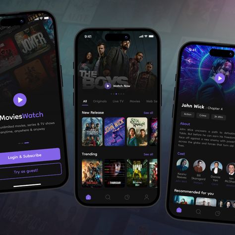 ott app design Android Design, Movie App, Mobile App Design Inspiration, Platform Design, Anime Mobile, App Design Inspiration, Tv App, Anime Artwork Wallpaper, Streaming Tv