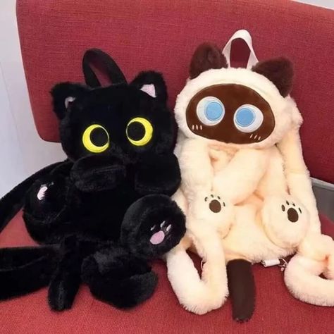 Just found this amazing item on AliExpress. Check it out! $13.75  30％ Off | 40cm Kawaii Plush Big Eyes Cat Toy Backpack Cute Large-capacity Stuffed Animals Bags Boys Girls Women Soft Toy Backpack Gifts Kawaii, Pandas, Bunny Ear Hoodie, Backpack Plush, Cat Bags, Chat Kawaii, Backpack Cute, Kawaii Backpack, Kawaii Bags