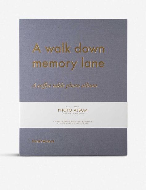 Coffee Table Photo Album, Walk Down Memory Lane, Coffee Table Book, Say More, Memory Lane, A Walk, Design Company, Photo Album, It Works