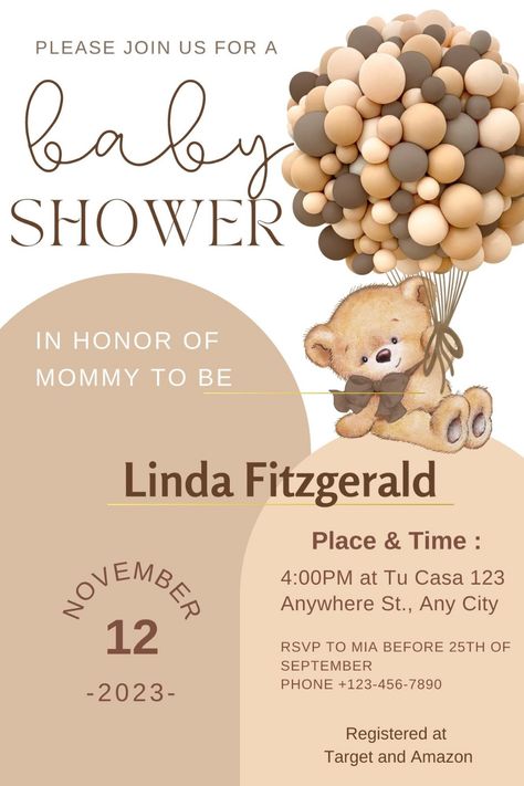 Can't Bearly Wait Theme, Teddy Bear Theme Birthday Invitation, Teddy Bear Shower Invitations, We Can Barely Wait Baby Shower Invitations, Bear Theme Invitation Template, Bear Themed Baby Shower Invitations, We Can Bearly Wait Invitations Template, Baby Shower Bear Theme Invitations, Cant Bearly Wait Baby Shower Theme