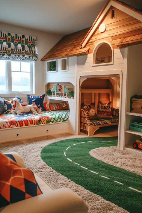 Build a soft and gentle world for your toddler with these delicate Toddler Boy Bedroom Ideas. These 25 designs focus on soft hues and textures for a soothing bedroom experience. Toddler Bed Car, Cool Kid Beds, Fun Kid Beds, Fun Kid Bedroom Ideas, Kids Car Theme Bedroom, Preschool Boy Bedroom Ideas, Fun Toddler Bed, Boys Room 6 Yrs Old, Three Year Old Bedroom