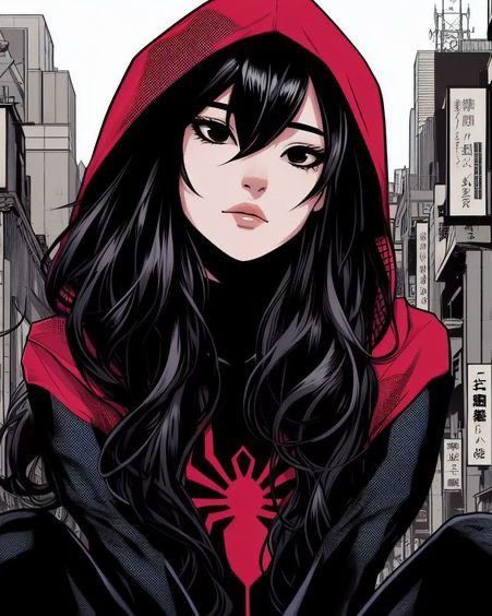 Female Spiderman, Spiderman Girl, Marvel Character Design, Image Spiderman, Spiderman Art Sketch, Spider Art, Spider Girl, Icons Pfp, Japon Illustration