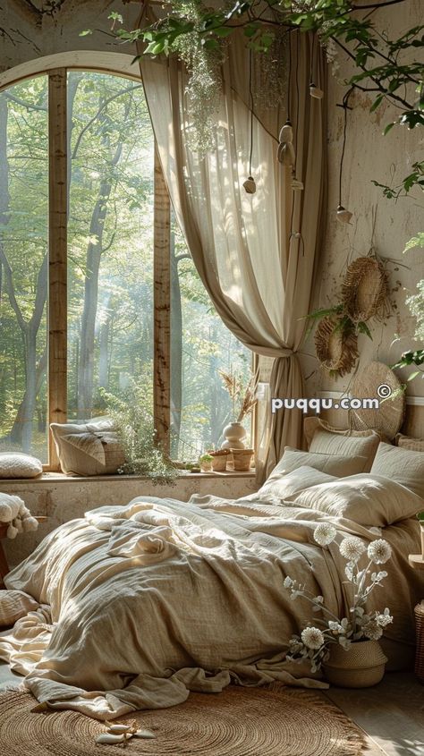 Inspiring Forest Themed Bedroom Ideas for a Tranquil Space Bedroom Fairycore, Fairycore House, Bedroom Japandi, Fairycore Bedroom, Dark Bedroom Ideas, Forest Themed Bedroom, Dark Feminine Bedroom, Fairycore Decor, Fairytale Room