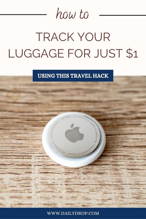 Track your luggage for $1 Travelling Tips, Air Tags, Apple Air Tag, Air Tag, Apple Air, Apple Airtag, Best Luggage, The Sky, Travel Tips