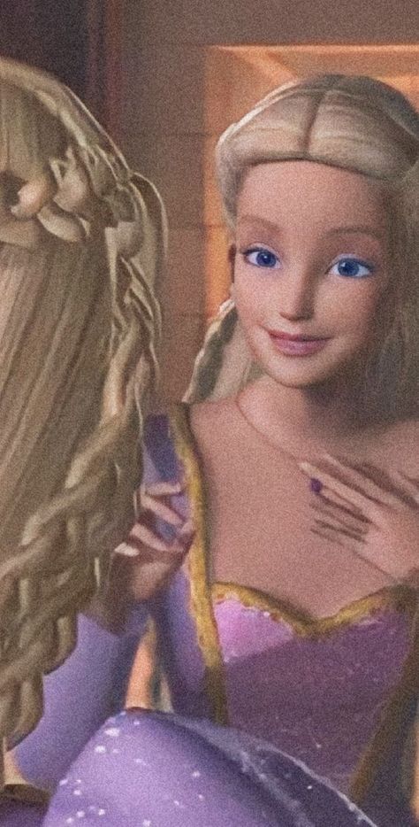 #USA Barbie Animation Wallpaper, Barbie As Rapunzel Wallpaper, Barbie Cartoon Princesses, Barbie As Rapunzel Aesthetic, Barbie Rapunzel Wallpaper, Barbie Princess Wallpaper, Old Barbie Aesthetic, Barbie Cartoon Wallpapers, Walpaper Barbie