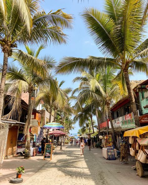 mexico, sayulita, beach town, palm trees, vacation spot, colorful, summer, ocean Holiday Places, Summer Ocean, Mexico Beach, Mexico Vacation, Cancun Mexico, Travel Locations, Dream Travel Destinations, Future Travel, Vacation Places