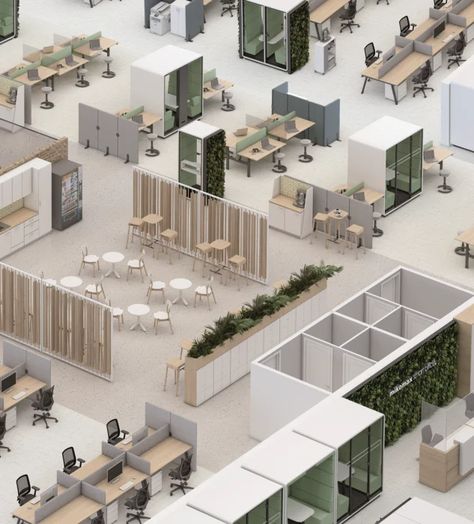 Hybrid Office Space Design, Office Space Planning Layout, Co Working Space Layout, Co Working Space Plan, Hybrid Workspace, Co Working Space Design, Smart Office Design, Hybrid Office, Open Office Layout