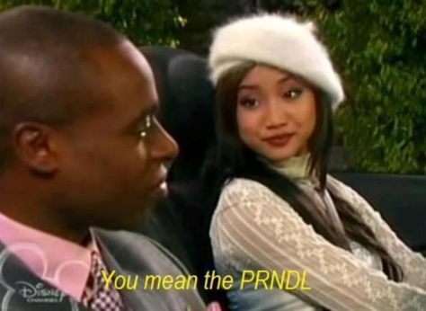 You mean the PRNDL London Tipton to Mosby from Suite Life of Zack and Cody 90s Kids, Brenda Song, Humour, Old Disney, London Tipton, Old Disney Channel, Suite Life, Learning To Drive, Disney Shows