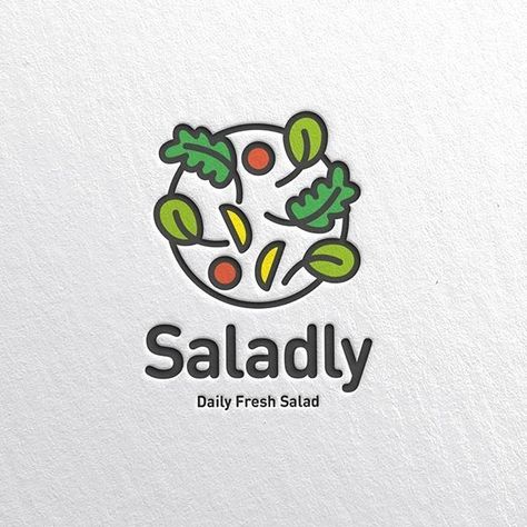 salad, design, vector, creative, food, logo, vintage, illustration, icon, restaurant, menu, fresh, label, symbol, meal, graphic, lunch, cafe, cooking, template, background, sign, delicious, meat, classic, burger, cook, idea, healthy, retro, emblem, element, line, shop, chef, set, bar, dinner, drawing, dessert, snack, hot, isolated, diet, art, eat, organic, cuisine, natural, american Salad Logo, Organic Food Logo, Healthy Food Logo, Catering Logo, Food Logo Design Inspiration, Fruit Logo, Logo Branding Design, Free Logo Maker, Food Branding