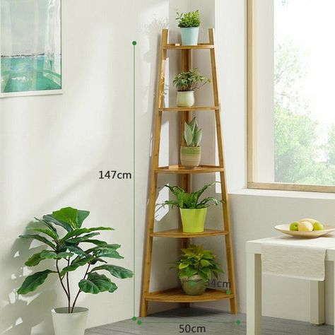 Corner Plant Shelf, Ladder Shelving Unit, Corner Ladder Shelf, Corner Shelf Unit, Plant Ladder, Corner Storage Shelves, Garden Rack, Flower Shelf, Decor Bookshelf