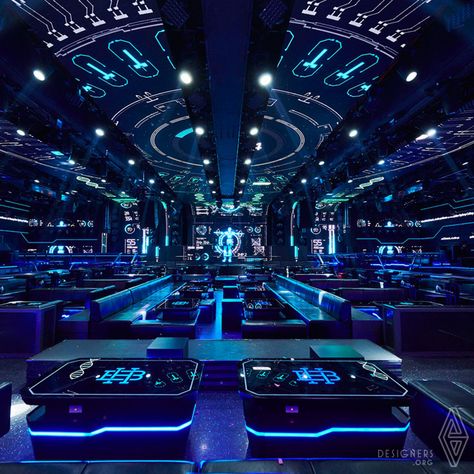 Club Design Interior, Deco Led, Nightclub Design, Real Estates Design, New Retro Wave, Aesthetic Space, Neon Aesthetic, Futuristic City, Restaurant Interior Design