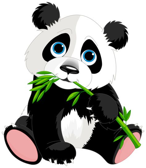 Cute panda cartoon clipart image gallery yopriceville Panda Clipart, Cute Panda Cartoon, Panda Images, Baby Panda Bears, Panda Drawing, Cartoon Panda, Panda Art, Cartoons Png, Panda Love