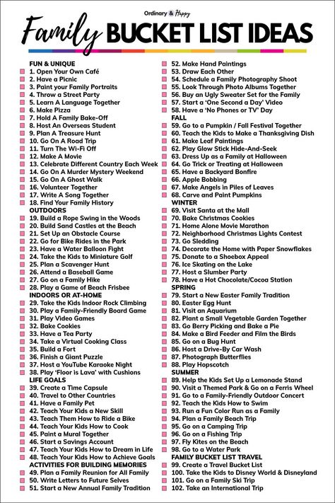 February Bucket List For Kids, Mother And Son Bucket List, Mother Son Bucket List, Bucket List Bingo, Family Goal Planning, Bucket List Ideas For Families, Family To Do List Board, Mother Son Bucket List Ideas, Family Hobbies Ideas