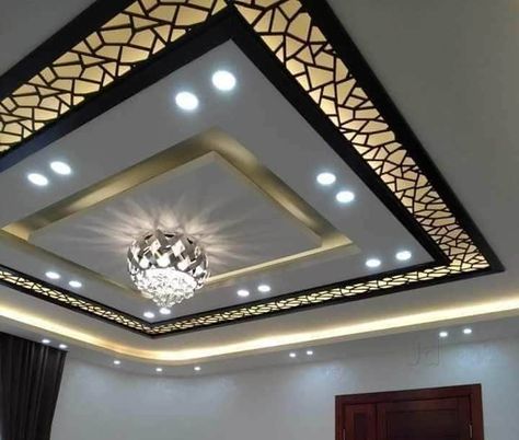 Gypsum Design, Pop Design For Hall, Luxury Ceiling Design, Simple Ceiling Design, Down Ceiling Design, Plafon Gypsum, Gypsum Decoration, Pvc Ceiling Design, New Ceiling Design